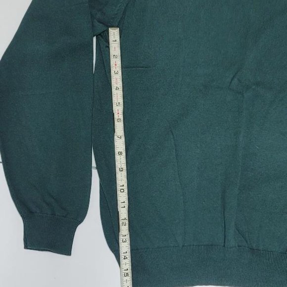 Mens John‎ Bartlett - Concensus V-Neck Sweater - Large  - Green - Picture 5 of 5